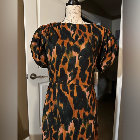 Alexia Admor NWT Capped sleeve leopard print dress - Picture 1 of 6